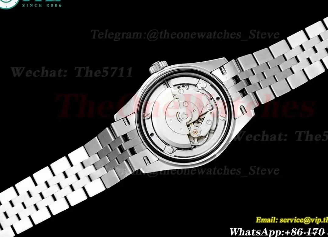 Dia SS NH05 White TWS 28mm Ladies SS Datejust 0504